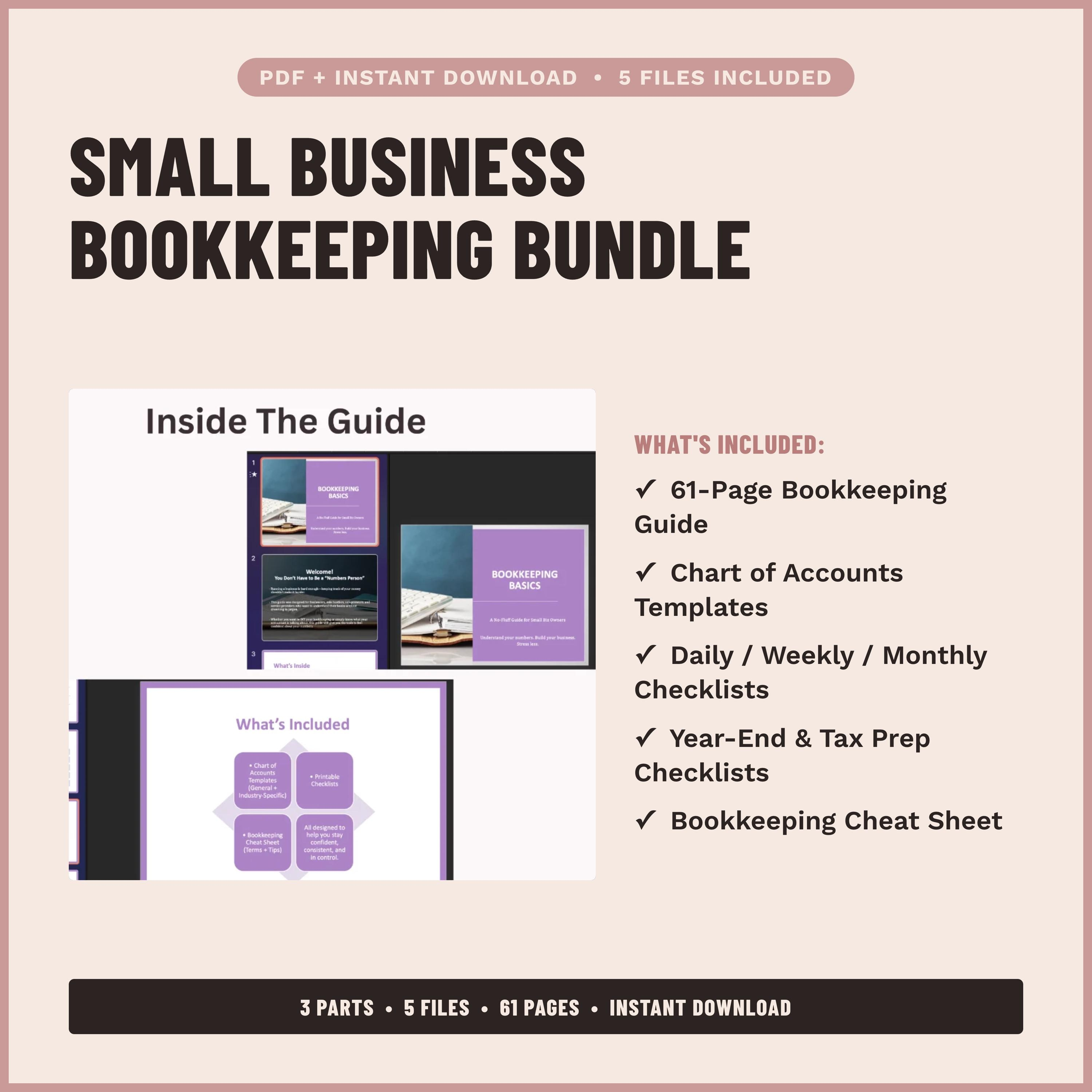 Small Business Bookkeeping Bundle for Beginners screenshot 1