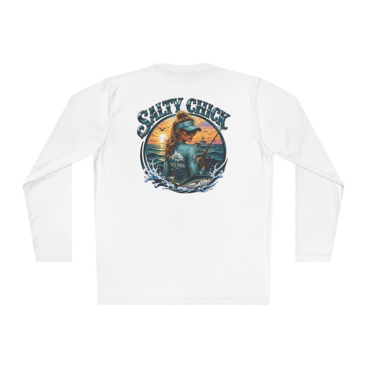 Salty Chick long-sleeve performance fishing shirt