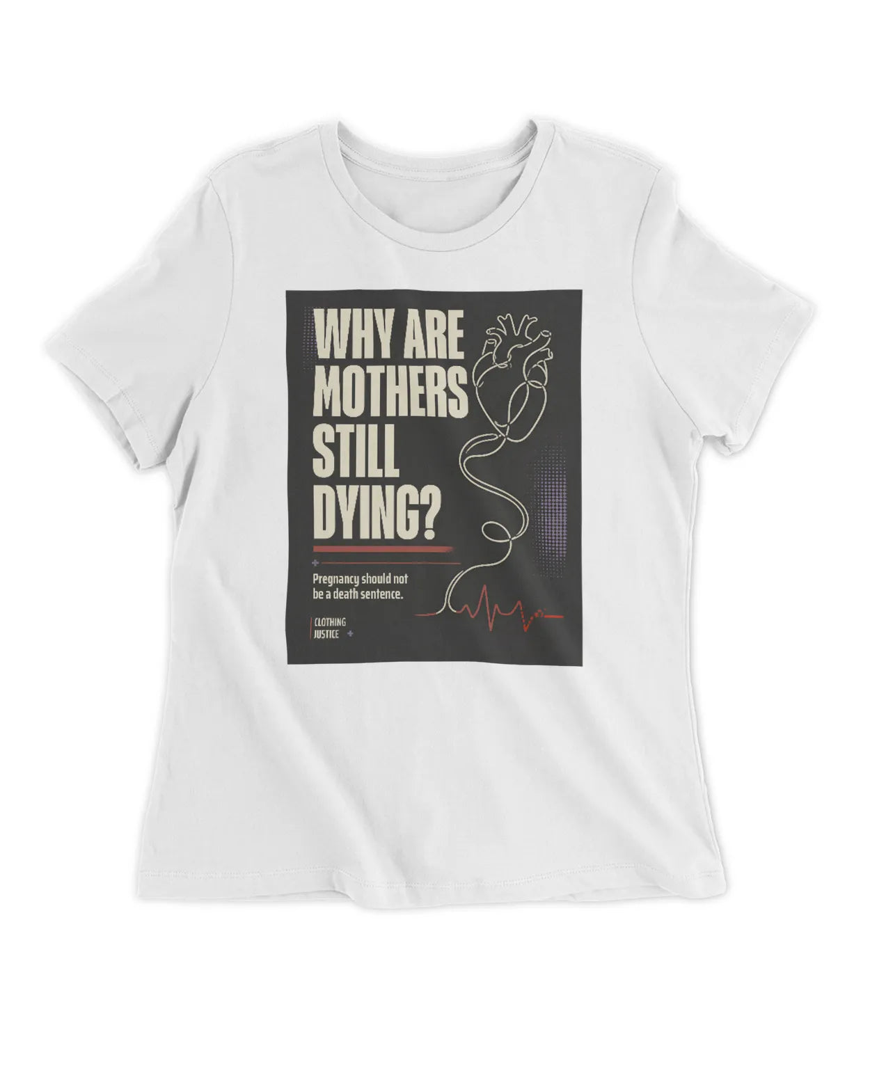 Moms Needed fitted women’s T-shirt from Clothing Justice