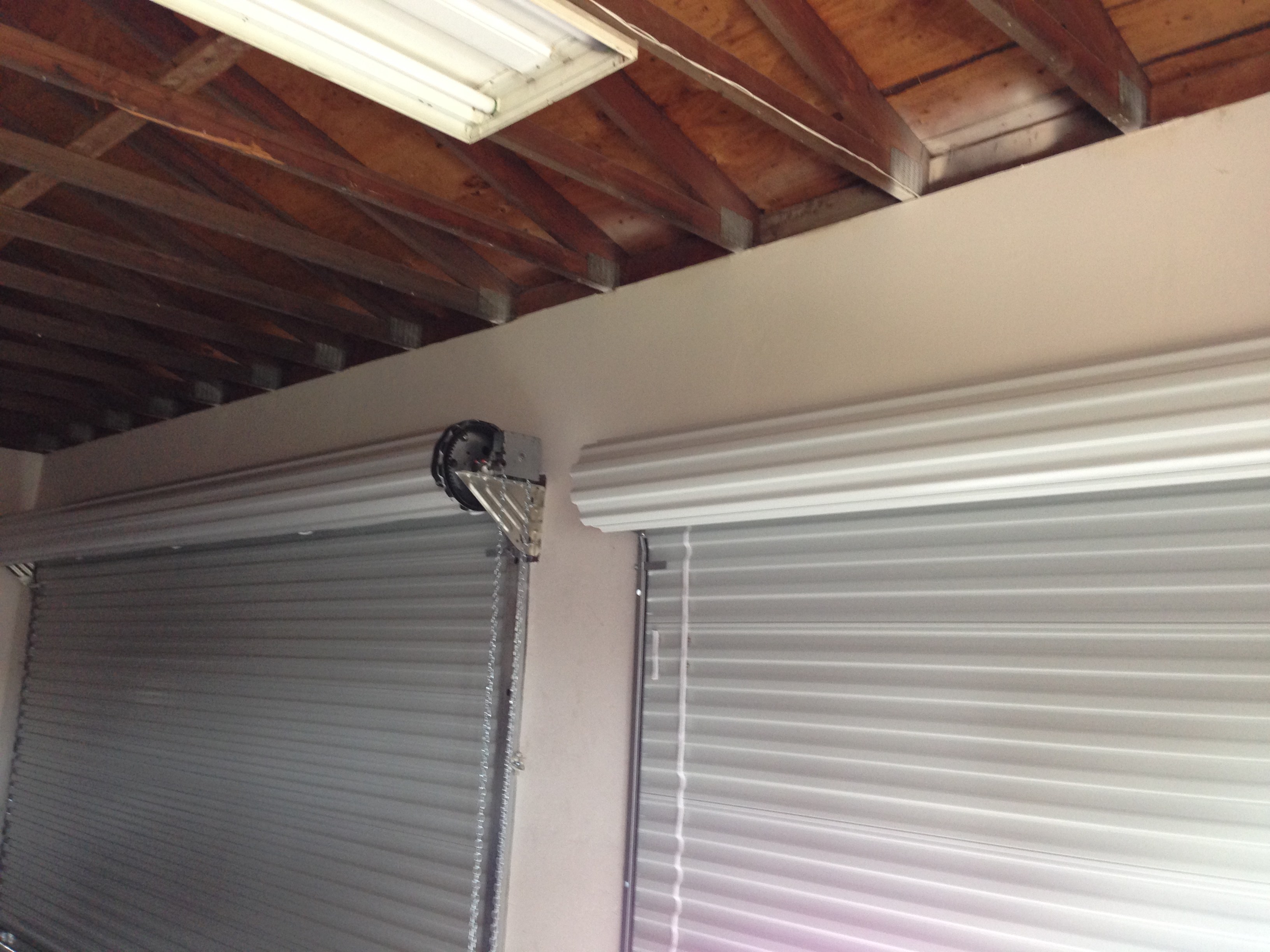 Garage door hardware