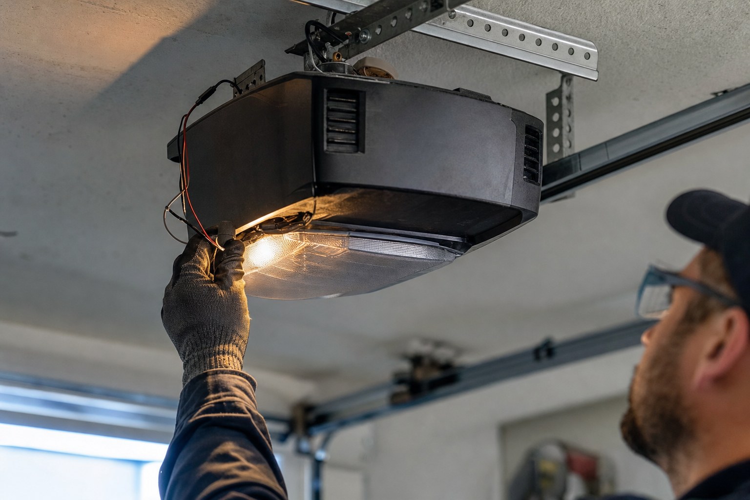 Openers & Motors garage door repair detail