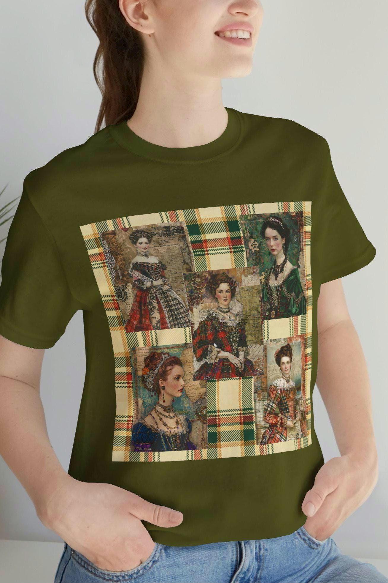 Scottish Ladies Jersey T-Shirt: Heritage Style Gift