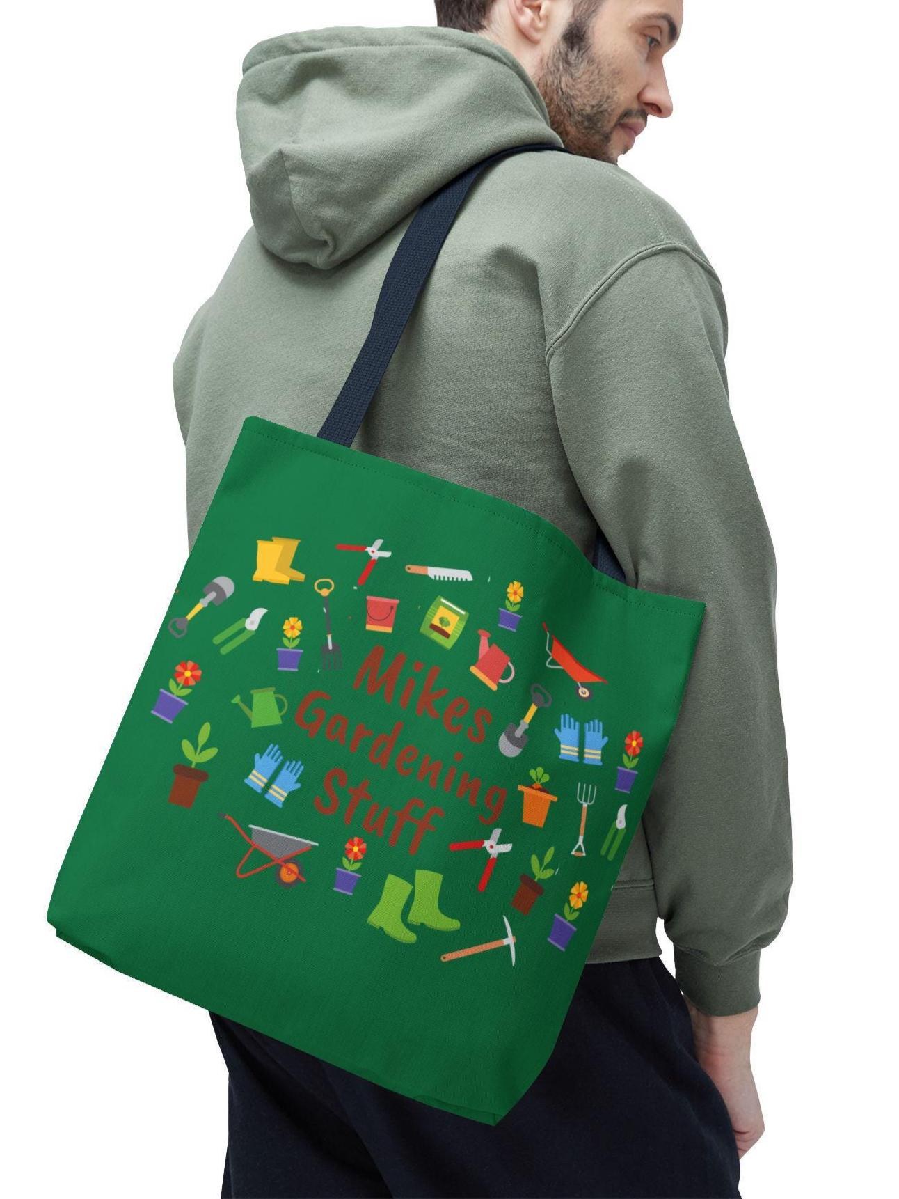 Personalized Gardening Tool Tote Bag, Garden Lover Gift