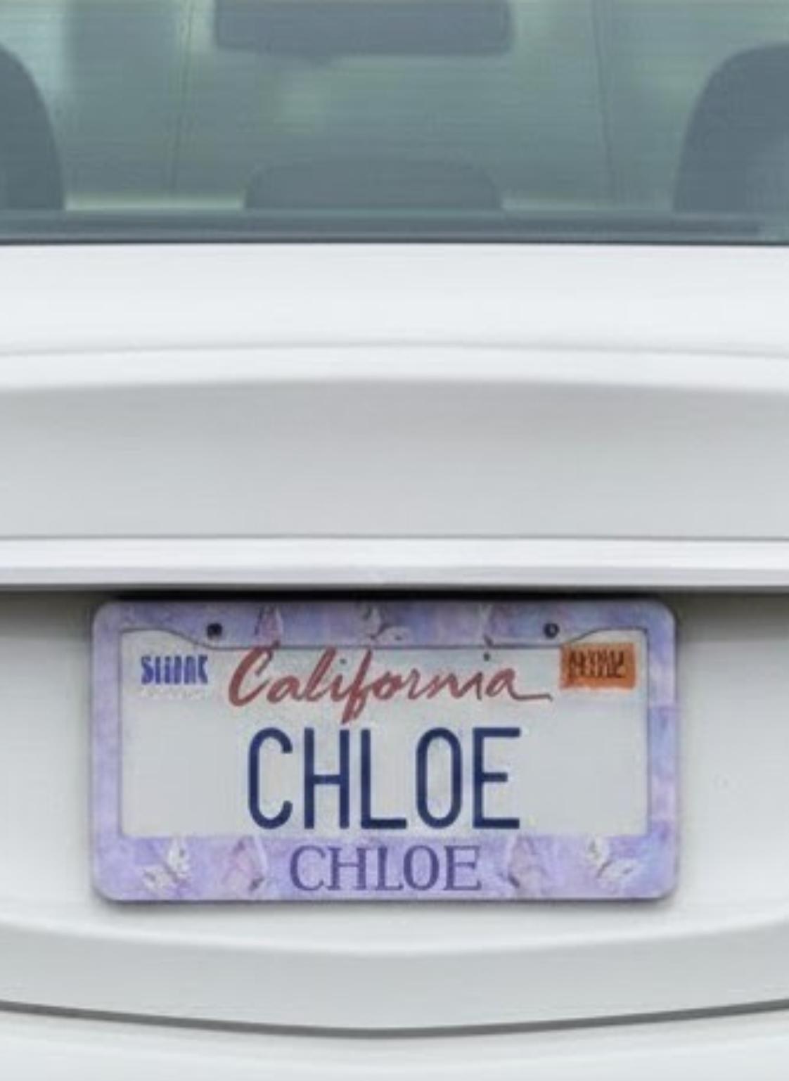 Custom Butterfly License Plate Cover, Purple Car Accessories, Custom Car Tag, New Driver Gift Ideas, Personalized Car Gifts