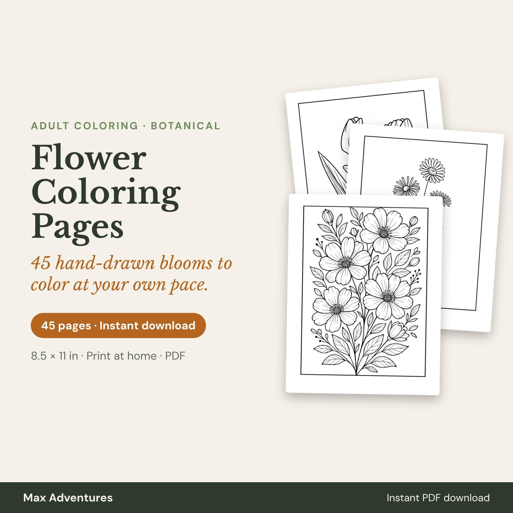 Botanical Coloring Pages