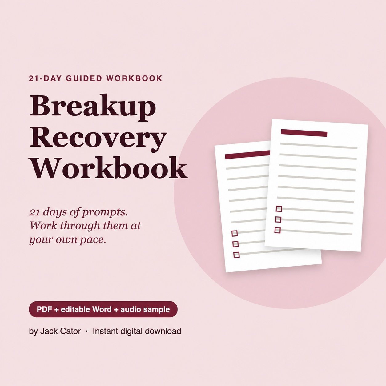 Breakup Recovery Workbook