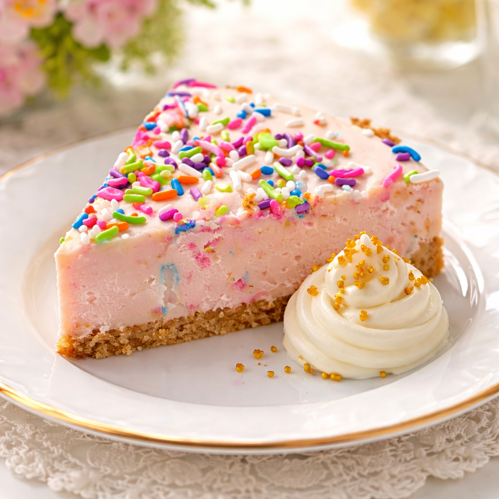 Birthday Cake Fudge Pie