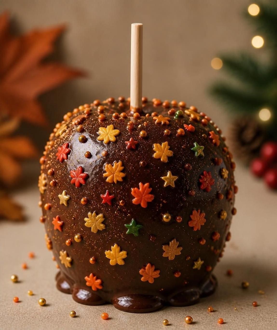 Fudge-Dipped Apple