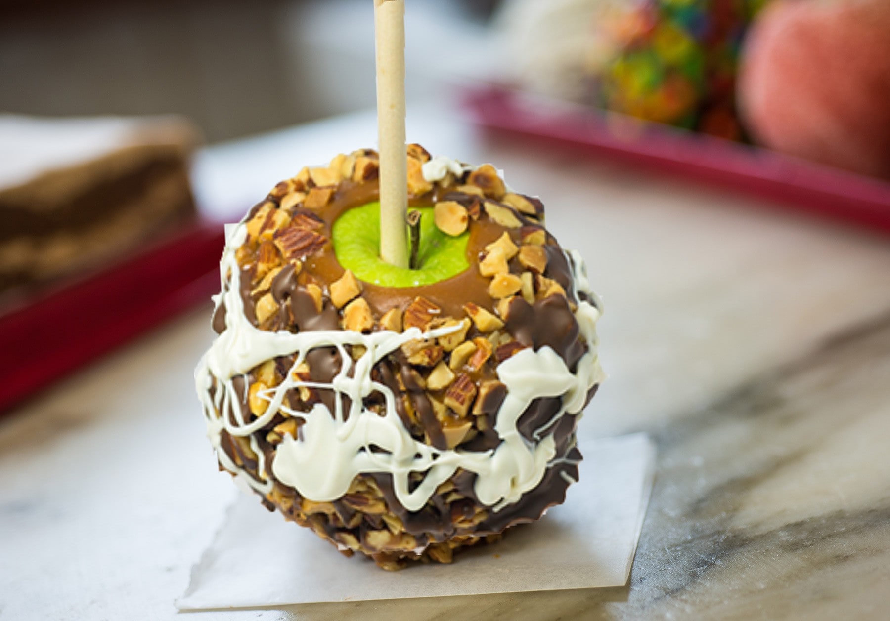 Fudge Dipped Apple