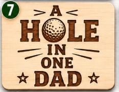 Custom Golf Tee Holder with Personalized Ball Markers | Father's Day Golf Gift | Golf Bag Tag | Golfer Gift for Dad | Golf Accessories, additional product photo