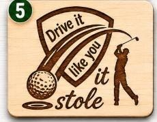 Custom Golf Tee Holder with Personalized Ball Markers | Father's Day Golf Gift | Golf Bag Tag | Golfer Gift for Dad | Golf Accessories, additional product photo