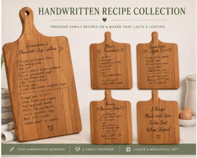 Personalized Acacia Wood Serving Board: Custom Engraved Kitchen Gift (GiGi's Kitchen), additional product photo
