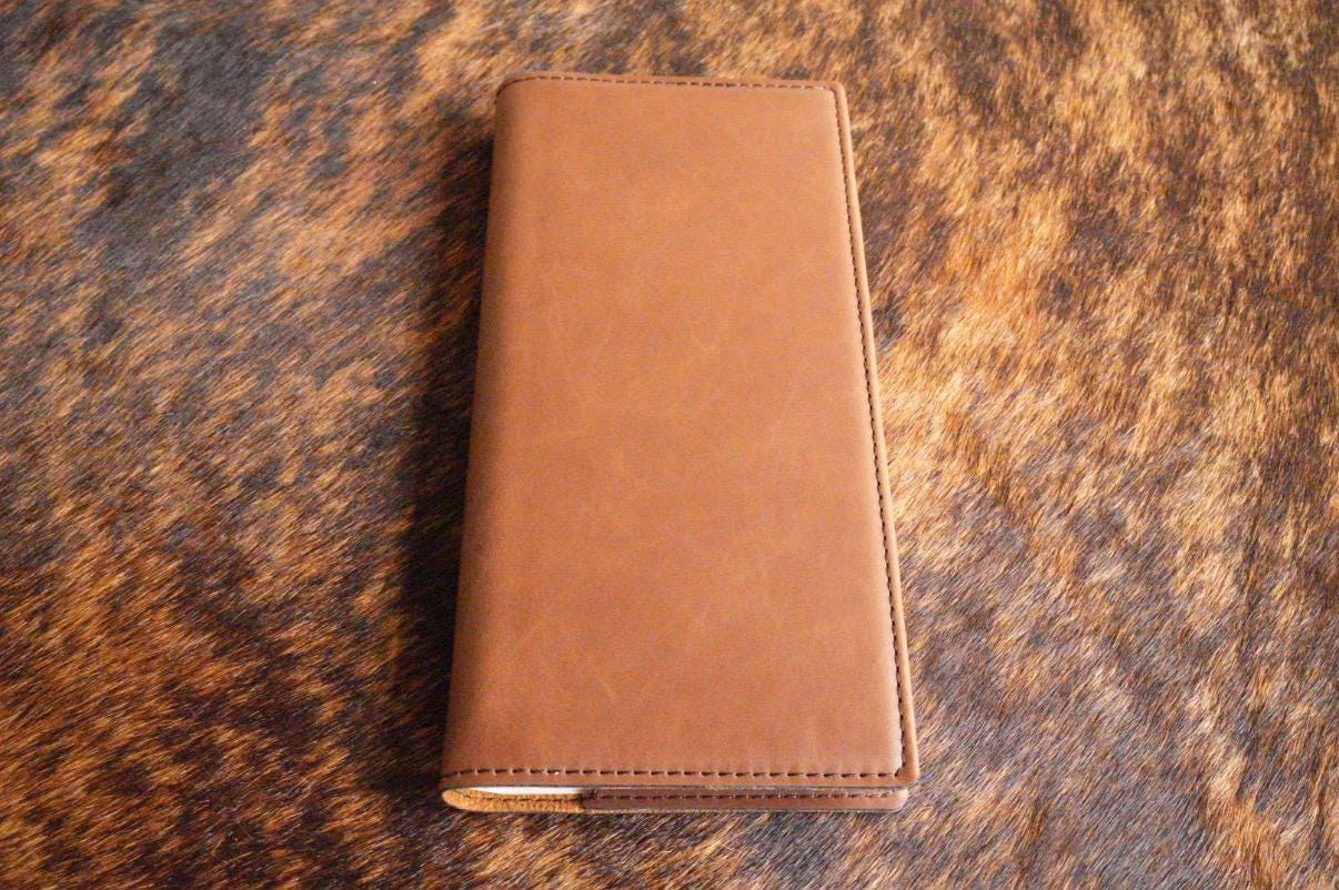 Custom Leatherette Tally Book Golf Gift for Men, Hunting Fishing Pocket Notebook, Personalized Scorecard Holder Wallet, additional product photo
