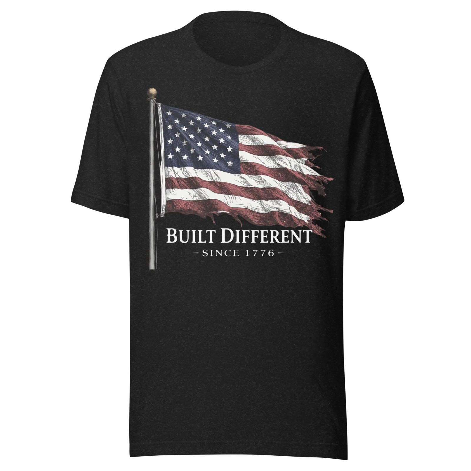 Built Different Since 1776 Patriotic Shirt | American Pride Tee | July 4th Shirt | USA Gift, additional product photo