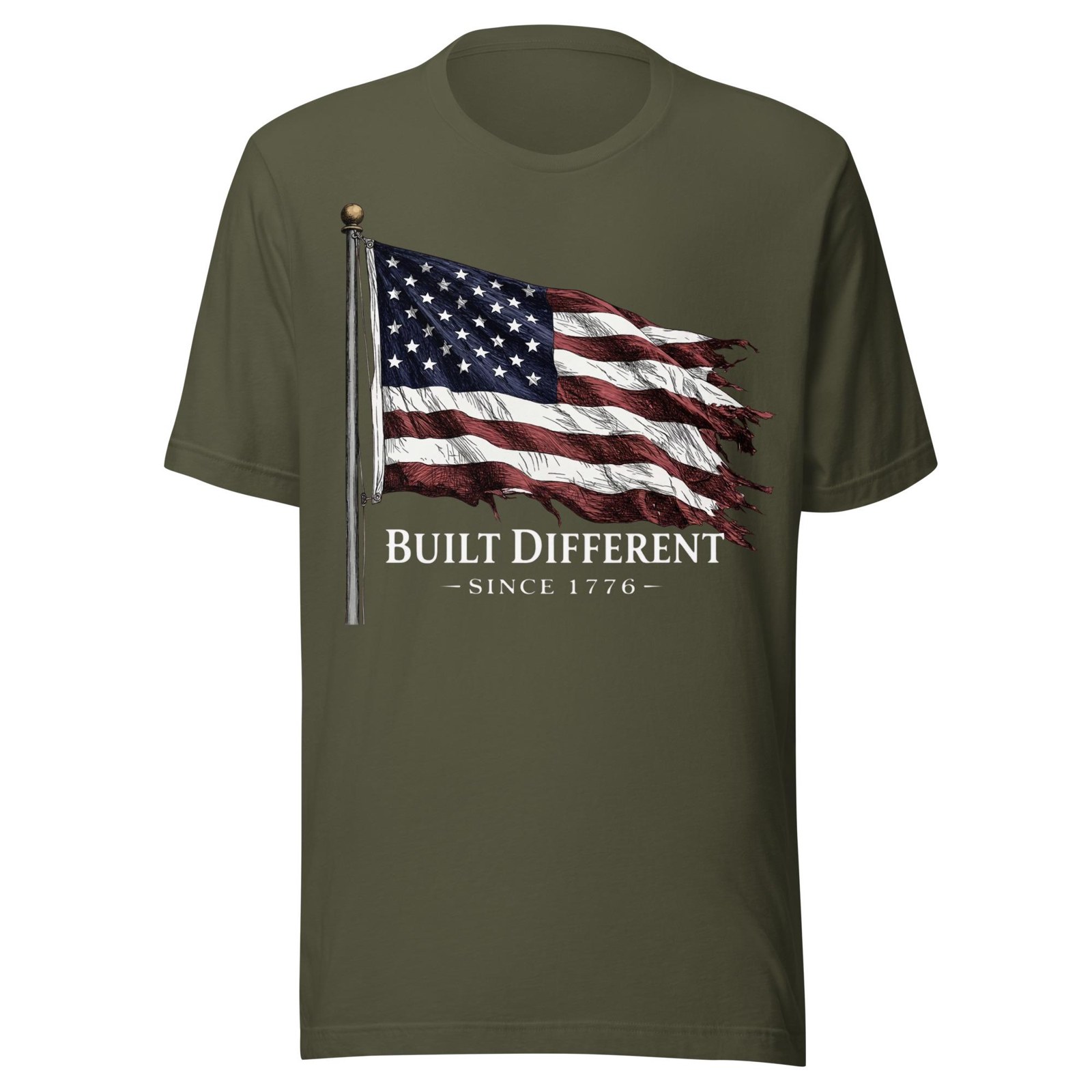 Built Different Since 1776 Patriotic Shirt | American Pride Tee | July 4th Shirt | USA Gift, additional product photo