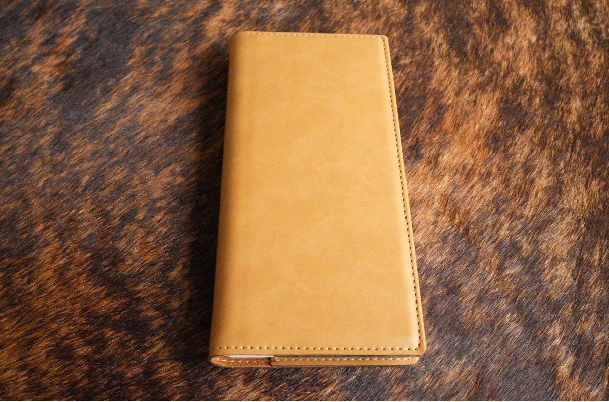 Custom Leatherette Tally Book Golf Gift for Men, Hunting Fishing Pocket Notebook, Personalized Scorecard Holder Wallet, additional product photo