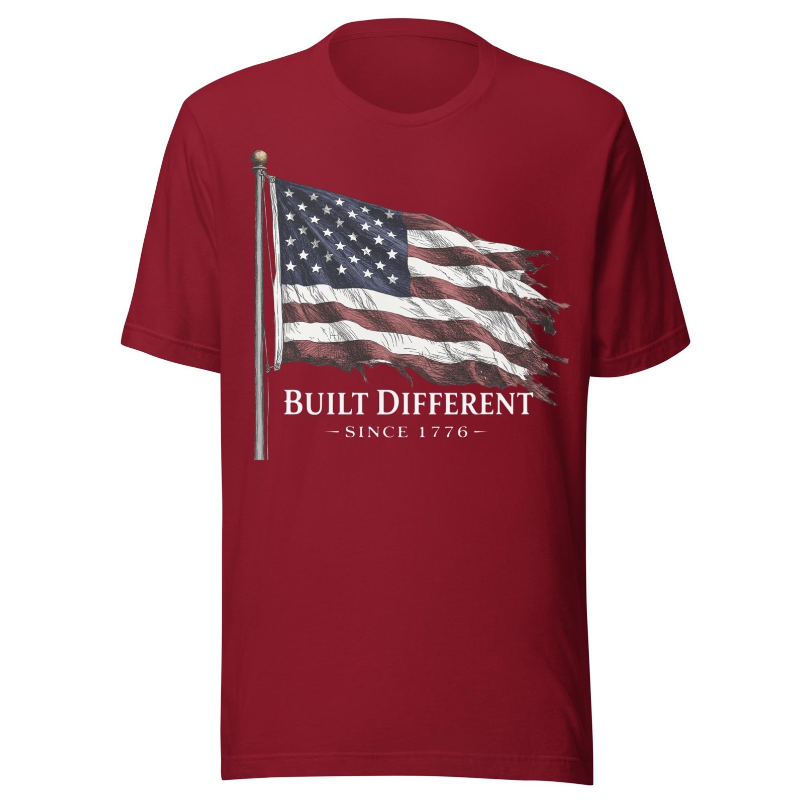 Built Different Since 1776 Patriotic Shirt | American Pride Tee | July 4th Shirt | USA Gift, additional product photo