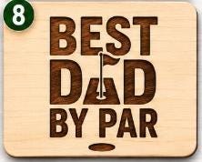 Custom Golf Tee Holder with Personalized Ball Markers | Father's Day Golf Gift | Golf Bag Tag | Golfer Gift for Dad | Golf Accessories, additional product photo