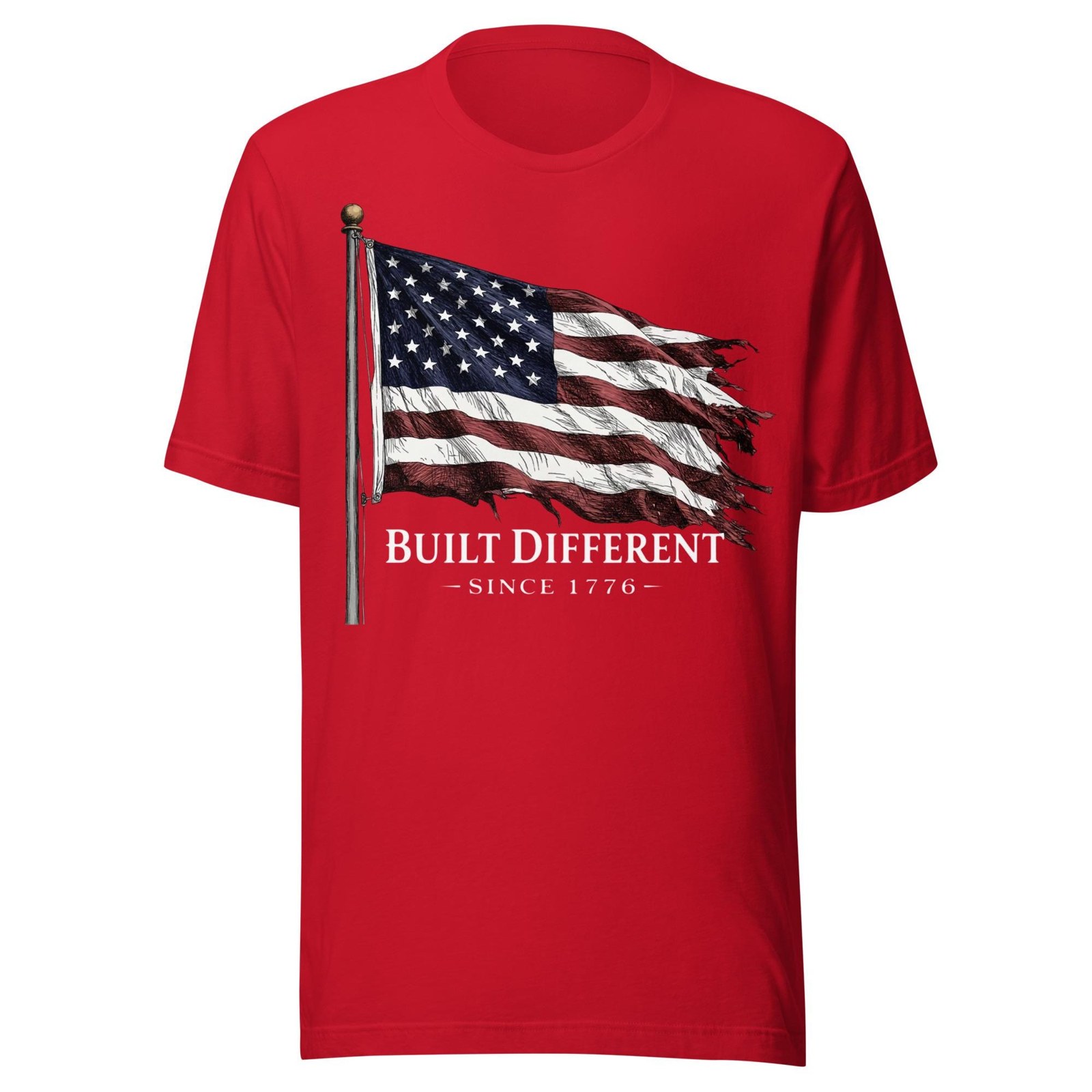 Built Different Since 1776 Patriotic Shirt | American Pride Tee | July 4th Shirt | USA Gift, additional product photo