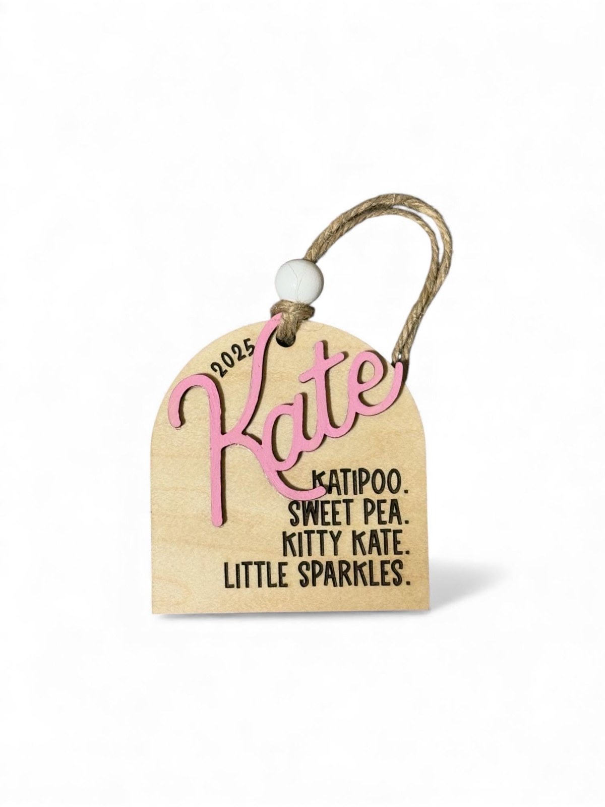 Personalized Nickname Ornament, 2-Layer Wood, 4-5 Names, Custom Family Ornament, Funny Nicknames, Christmas Keepsake Gift, additional product photo