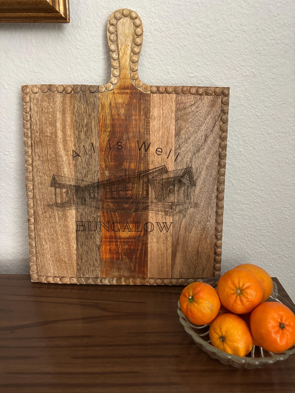 Custom House Sketch Cutting Board: Personalized Host Gift, additional product photo