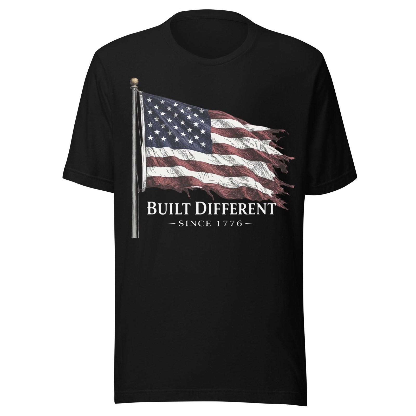 Built Different Since 1776 Patriotic Shirt | American Pride Tee | July 4th Shirt | USA Gift, additional product photo