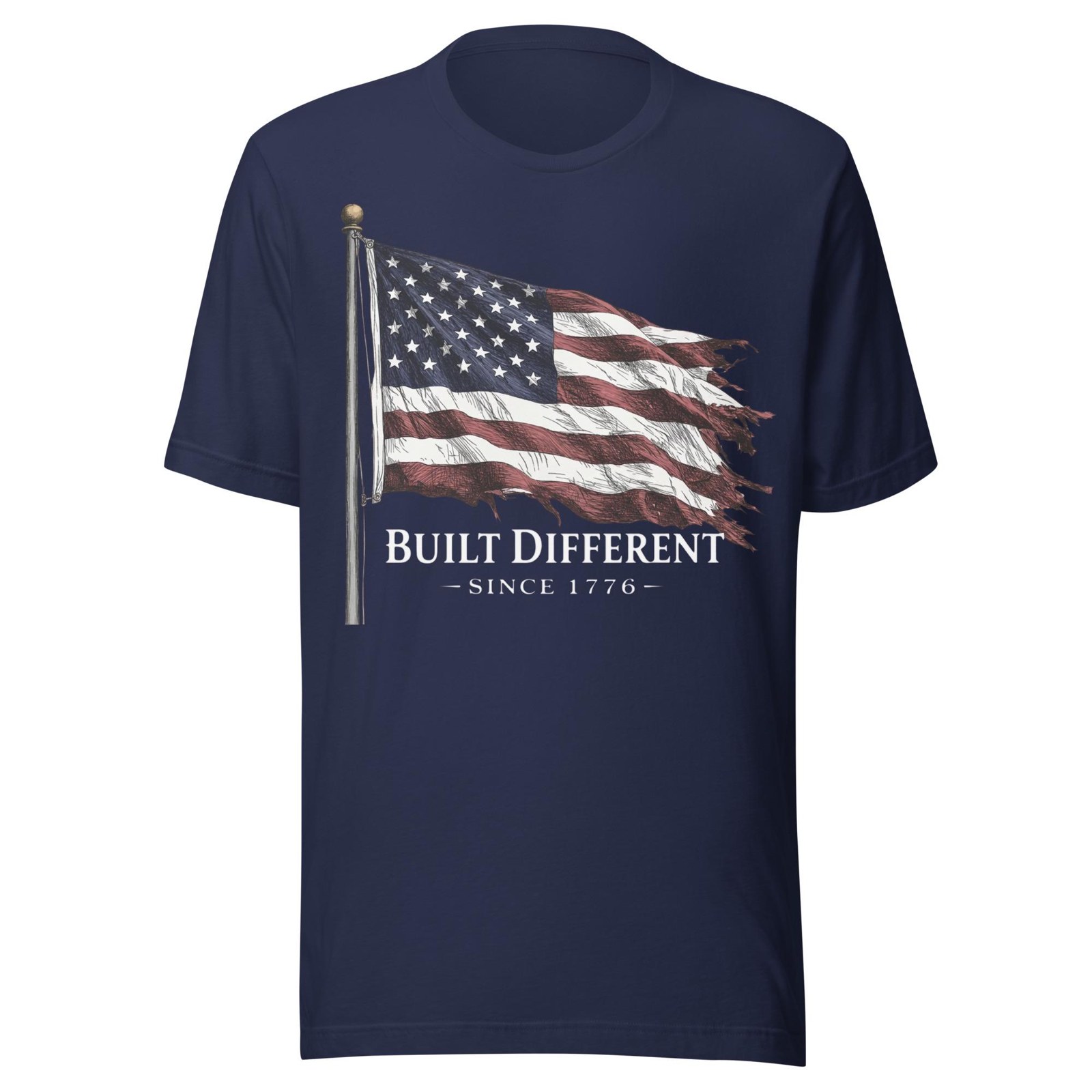 Built Different Since 1776 Patriotic Shirt | American Pride Tee | July 4th Shirt | USA Gift, additional product photo
