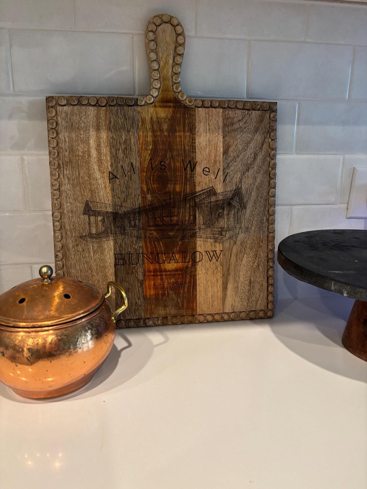 Custom House Sketch Cutting Board: Personalized Host Gift, additional product photo