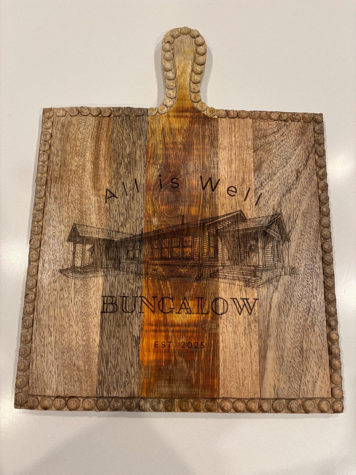 Custom House Sketch Cutting Board: Personalized Host Gift, additional product photo