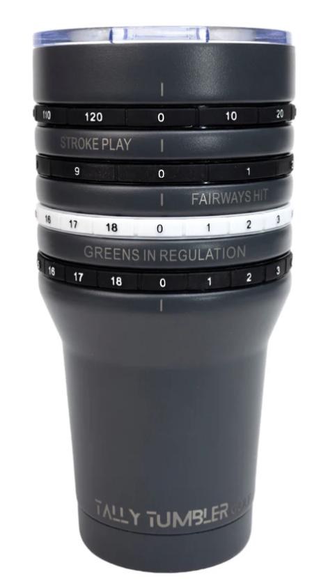 Personalized Golf Tumbler with Scorekeeper | Custom Logo Engraved Gift, additional product photo