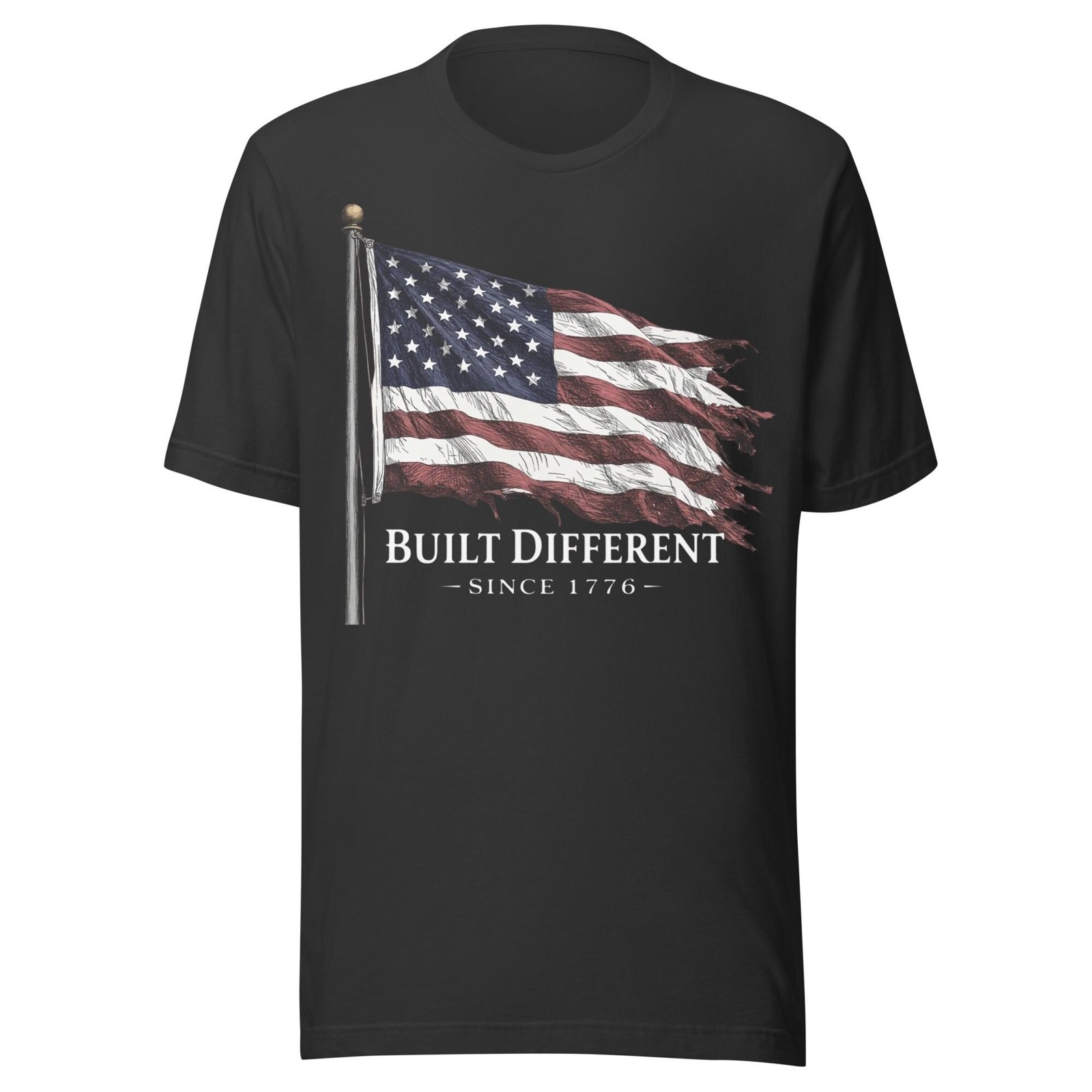 Built Different Since 1776 Patriotic Shirt | American Pride Tee | July 4th Shirt | USA Gift, additional product photo