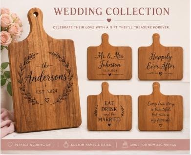 Personalized Acacia Wood Serving Board: Custom Engraved Kitchen Gift (GiGi's Kitchen), additional product photo