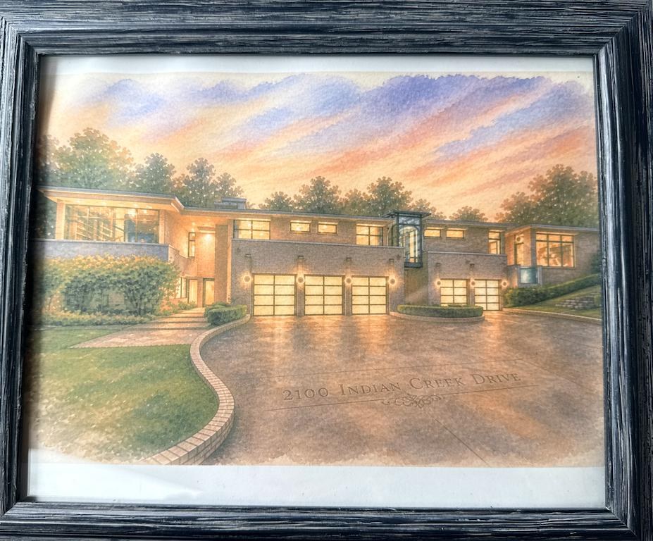 Custom Watercolor Home Portrait - Personalized House Painting Print, Realtor Closing Gift, Housewarming Present, Framed 8x10, additional product photo