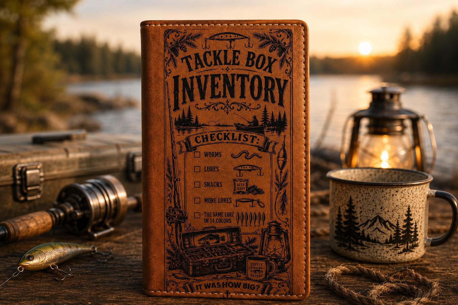 Custom Leatherette Tally Book Golf Gift for Men, Hunting Fishing Pocket Notebook, Personalized Scorecard Holder Wallet, additional product photo