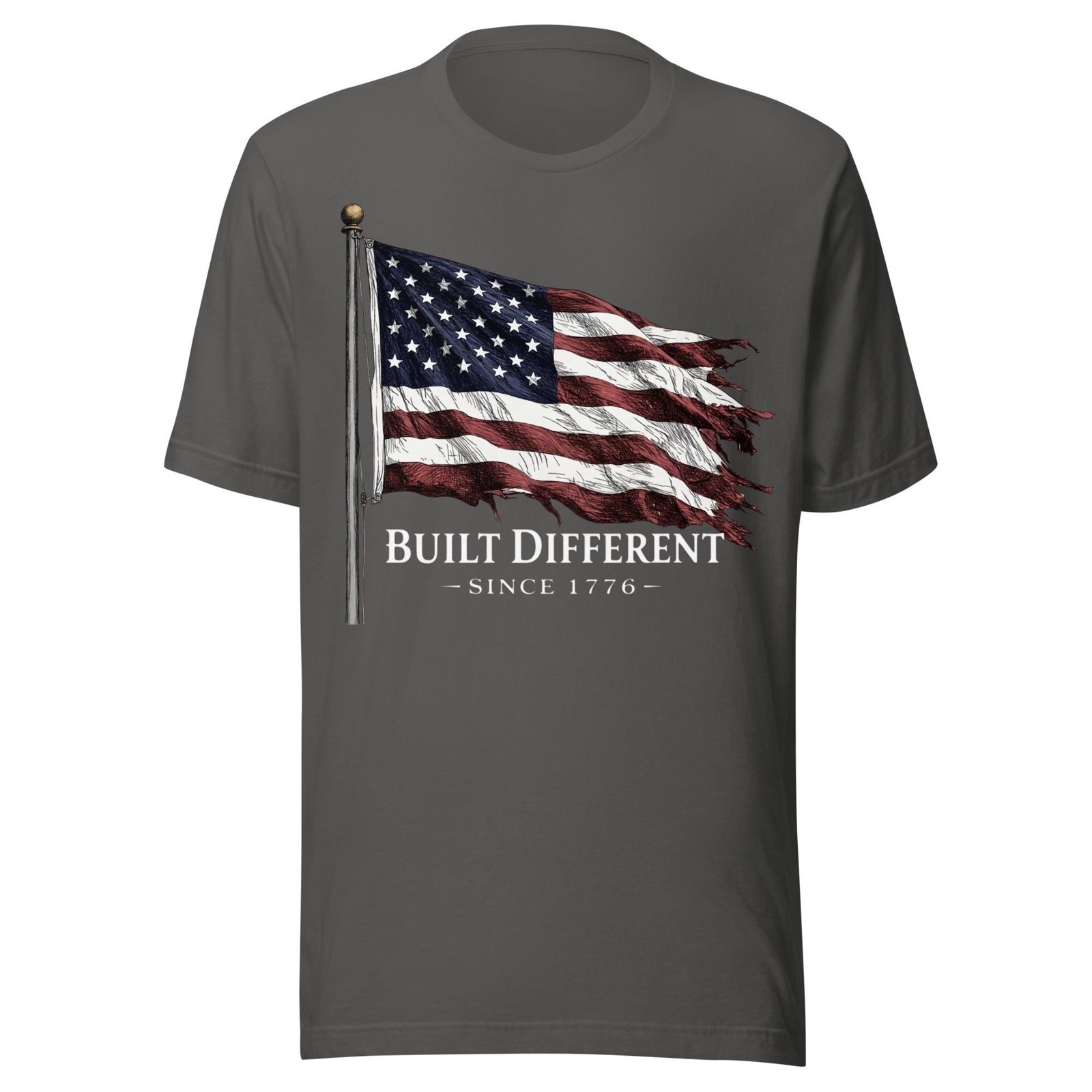 Built Different Since 1776 Patriotic Shirt | American Pride Tee | July 4th Shirt | USA Gift, additional product photo