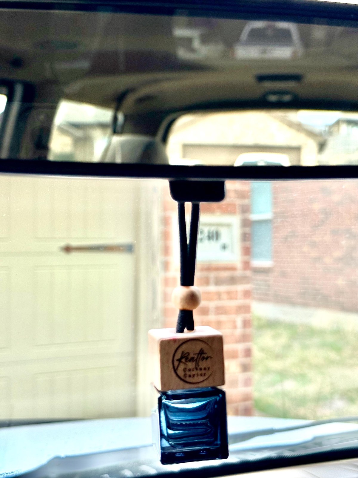 Custom Engraved Wood Car Diffuser | Personalized Air Freshener, Logo Gift, additional product photo