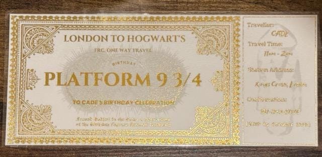 Personalized Golden Surprise Ticket, Custom Experience Gift Reveal Keepsake, additional product photo