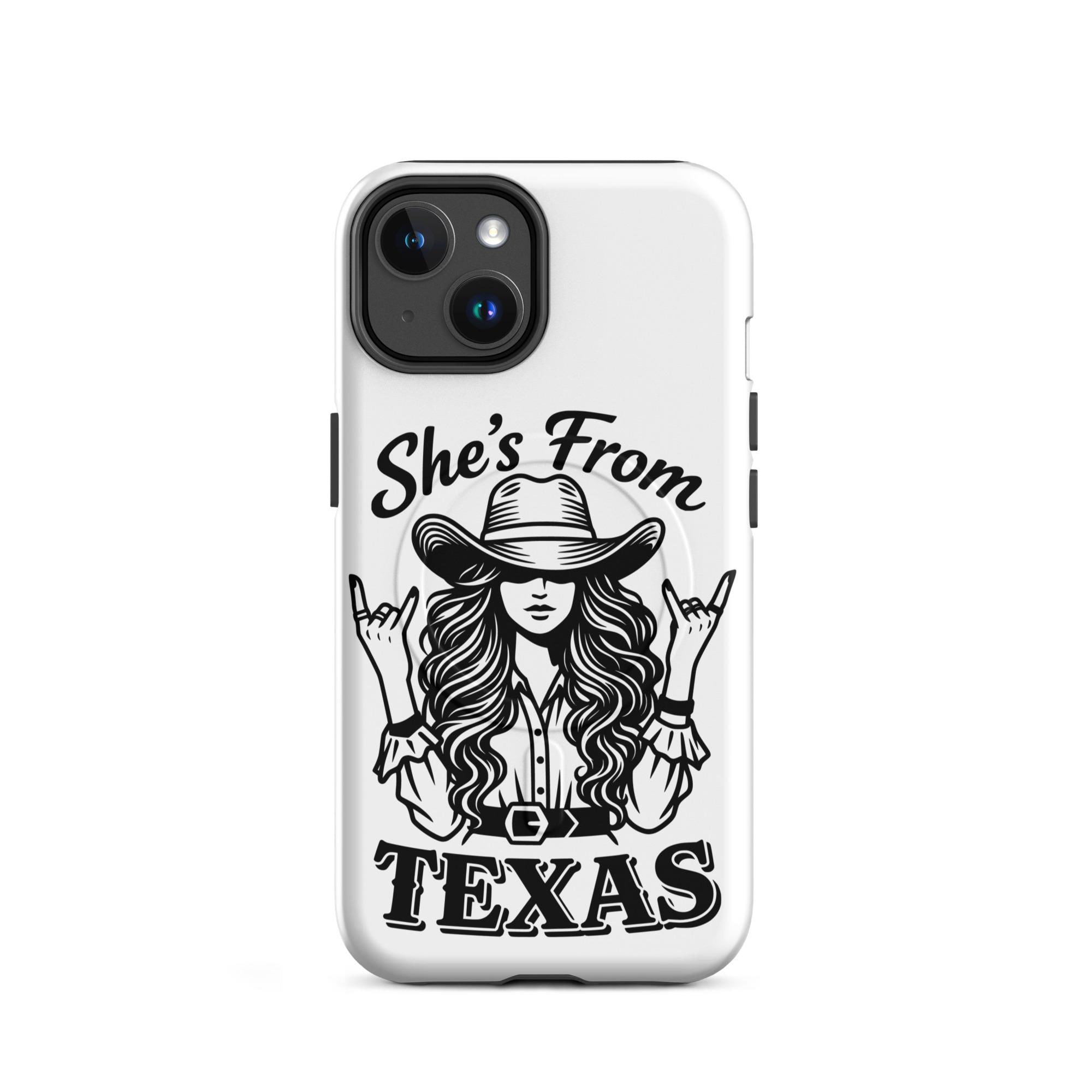 She’s From Texas Custom MagSafe Tough iPhone Case