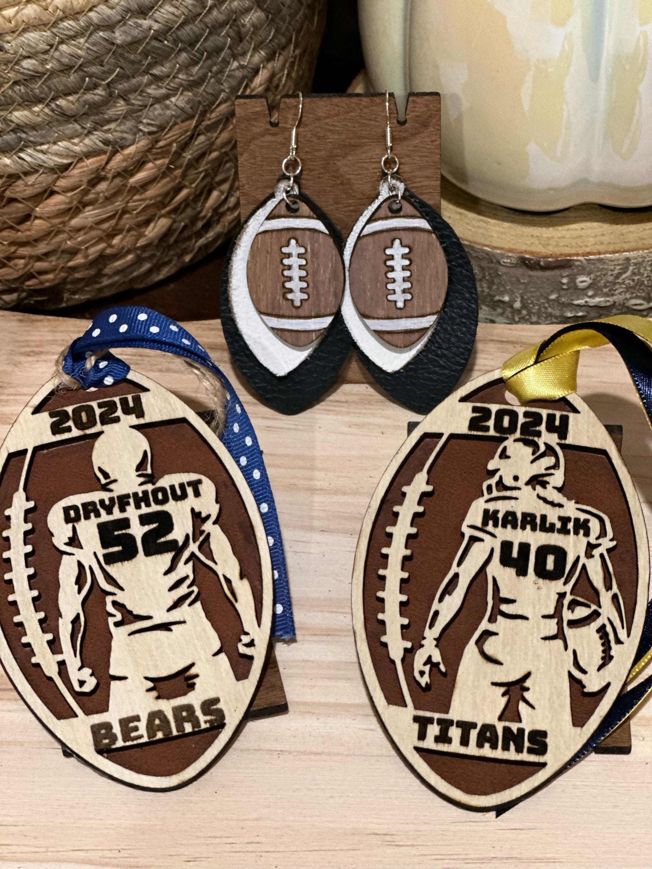 Football Shillouette Ornament