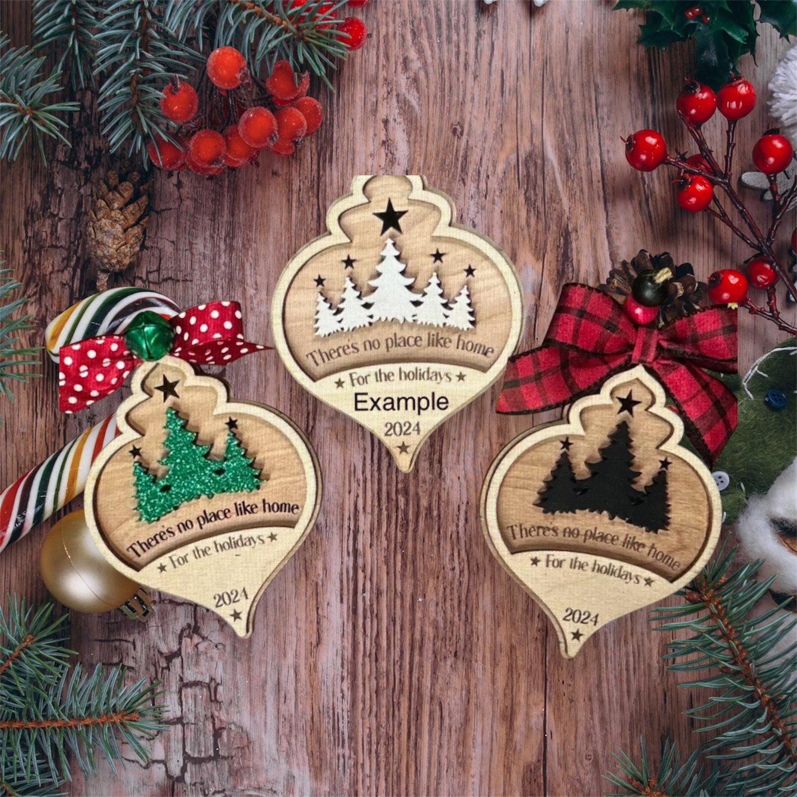 There’s No Place Like Home" Christmas Ornament - 2024