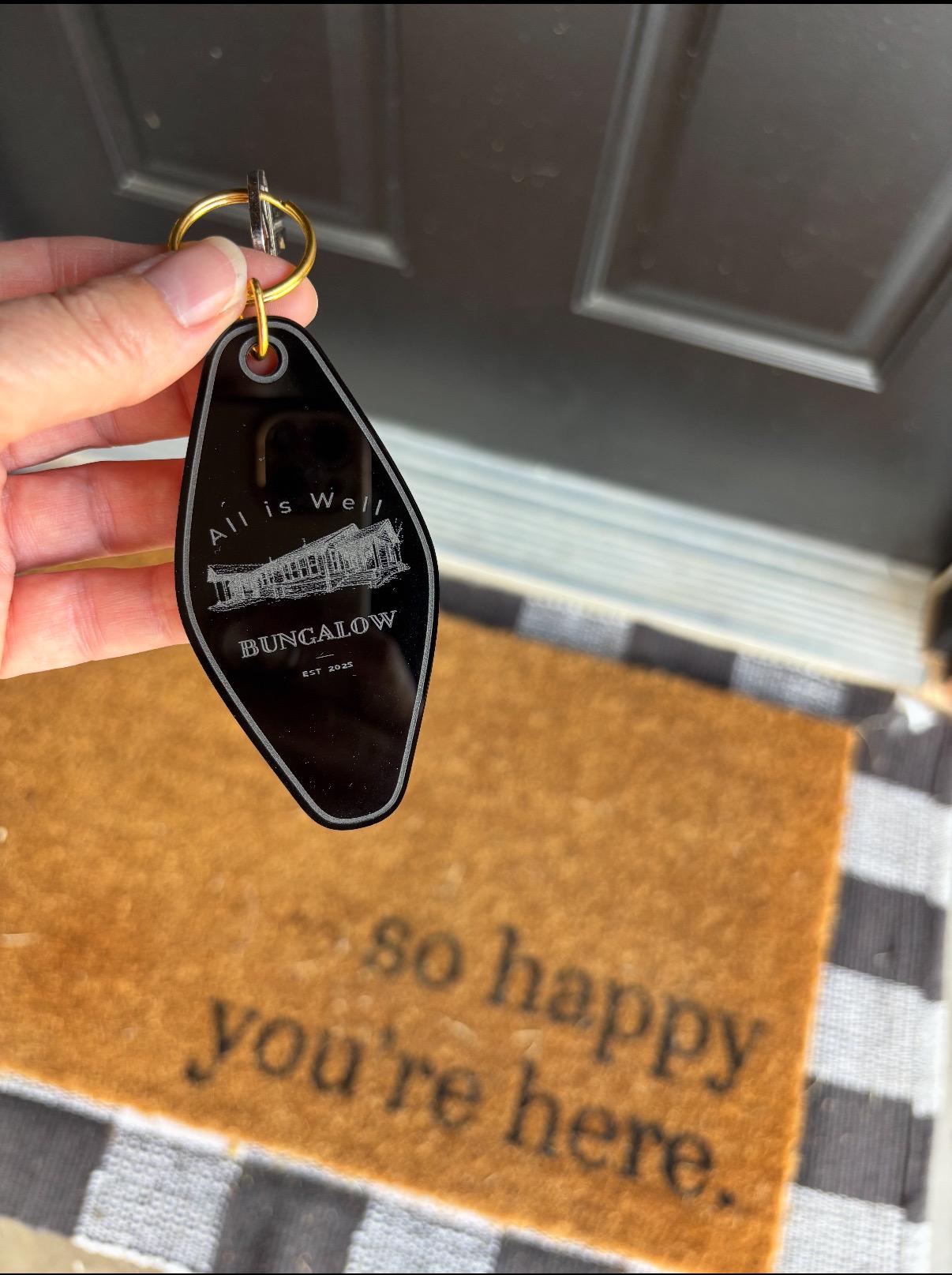 Custom Airbnb keychain