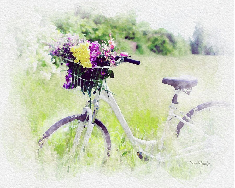 Flower Basket Ride by Mimi Baula