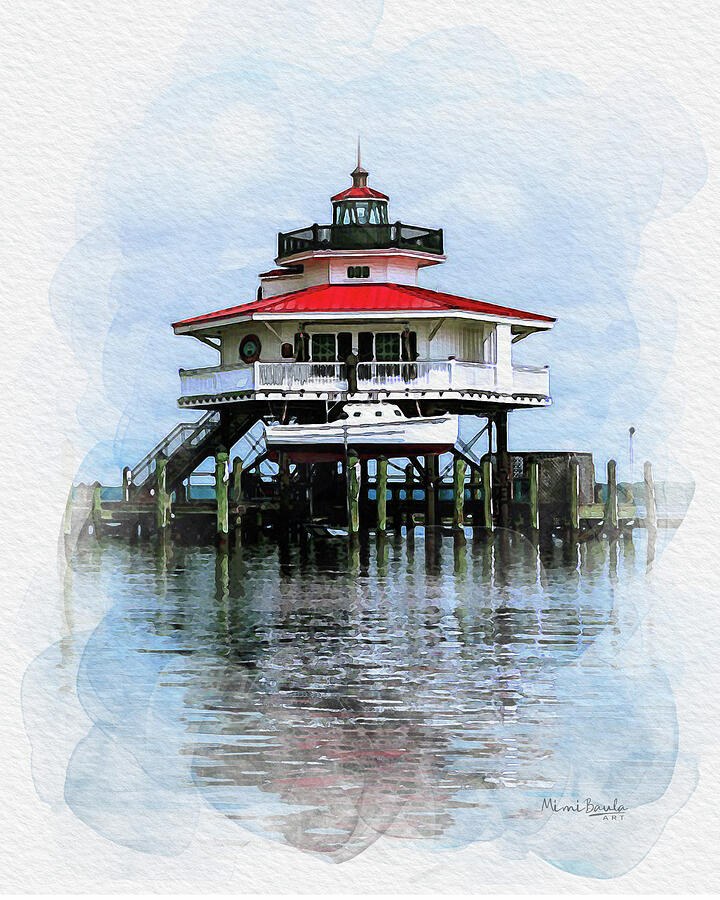 Red Roof Harbor by Mimi Baula