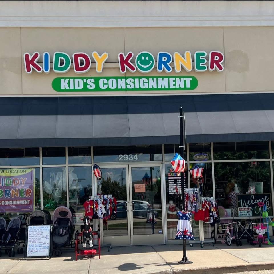Kiddy Korner’s Johnsburg storefront, ready for your next visit