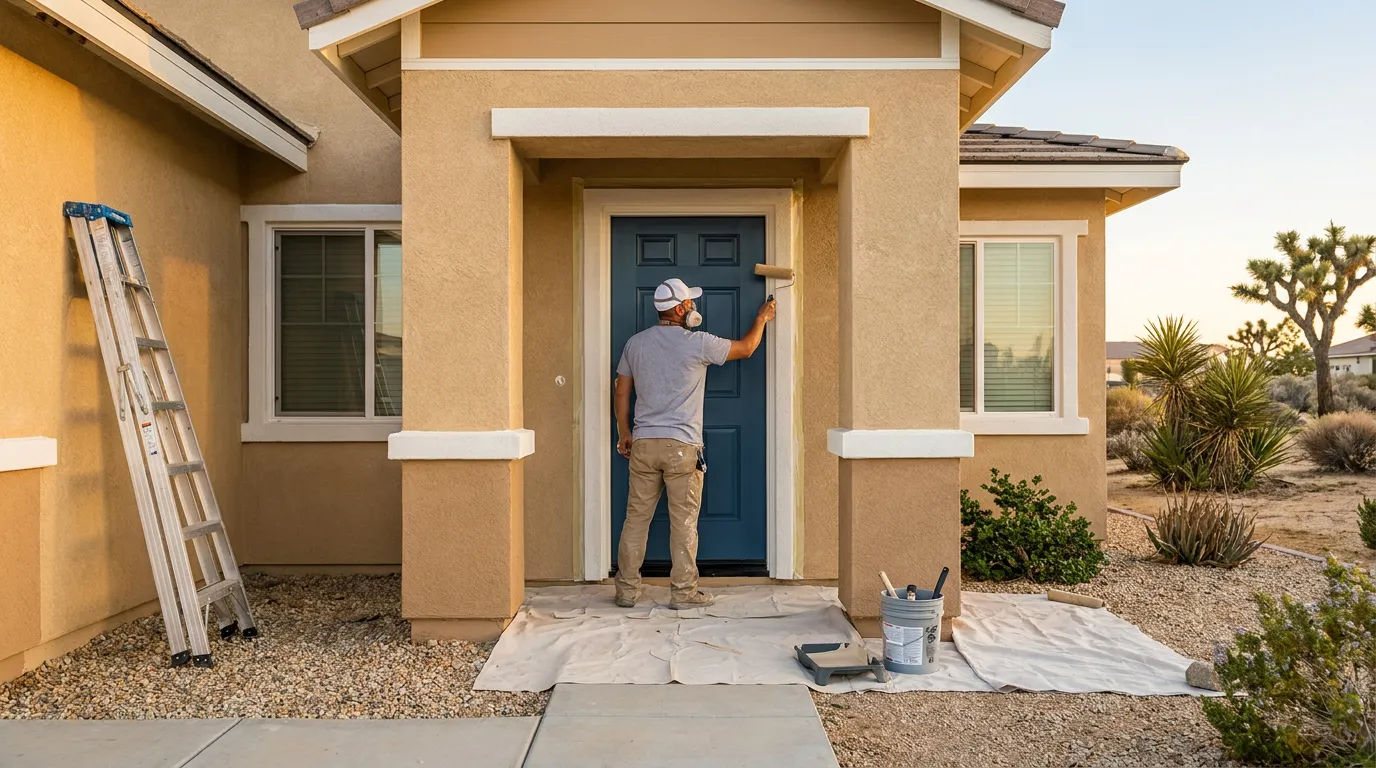 Freshly painted home in the High Desert