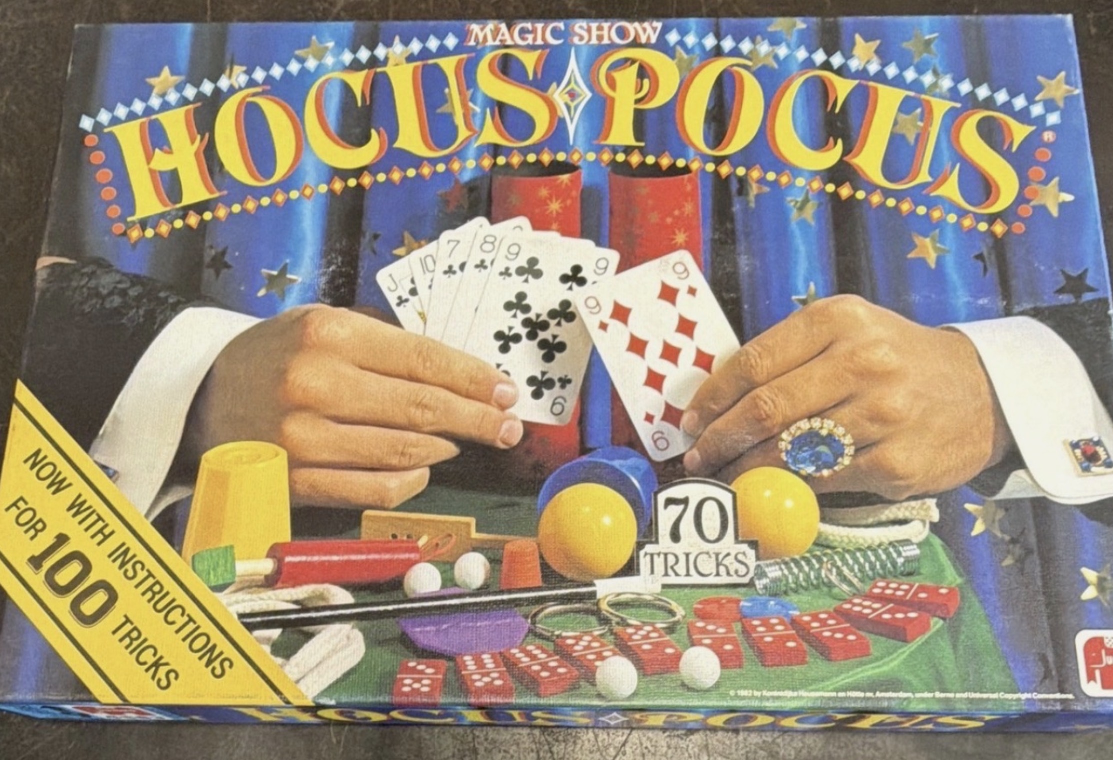 The Lillian Vernon magic kit Neal Chamberlain received as a child