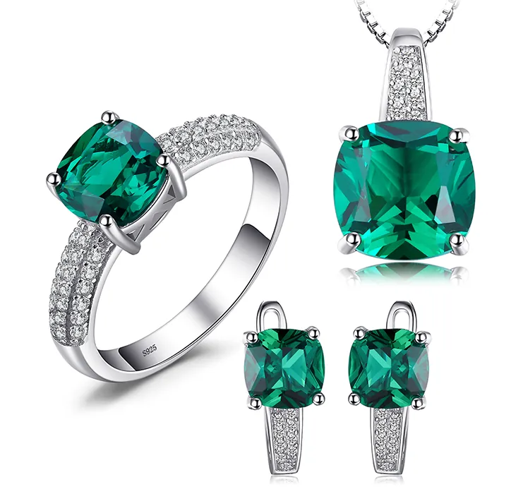 Emerald Heart Silver Collection