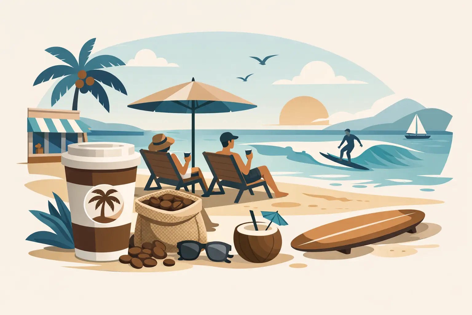What Makes a Beach Lifestyle Coffee Brand?