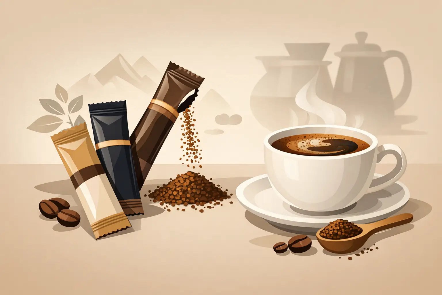 Why Premium Instant Coffee Packets Work