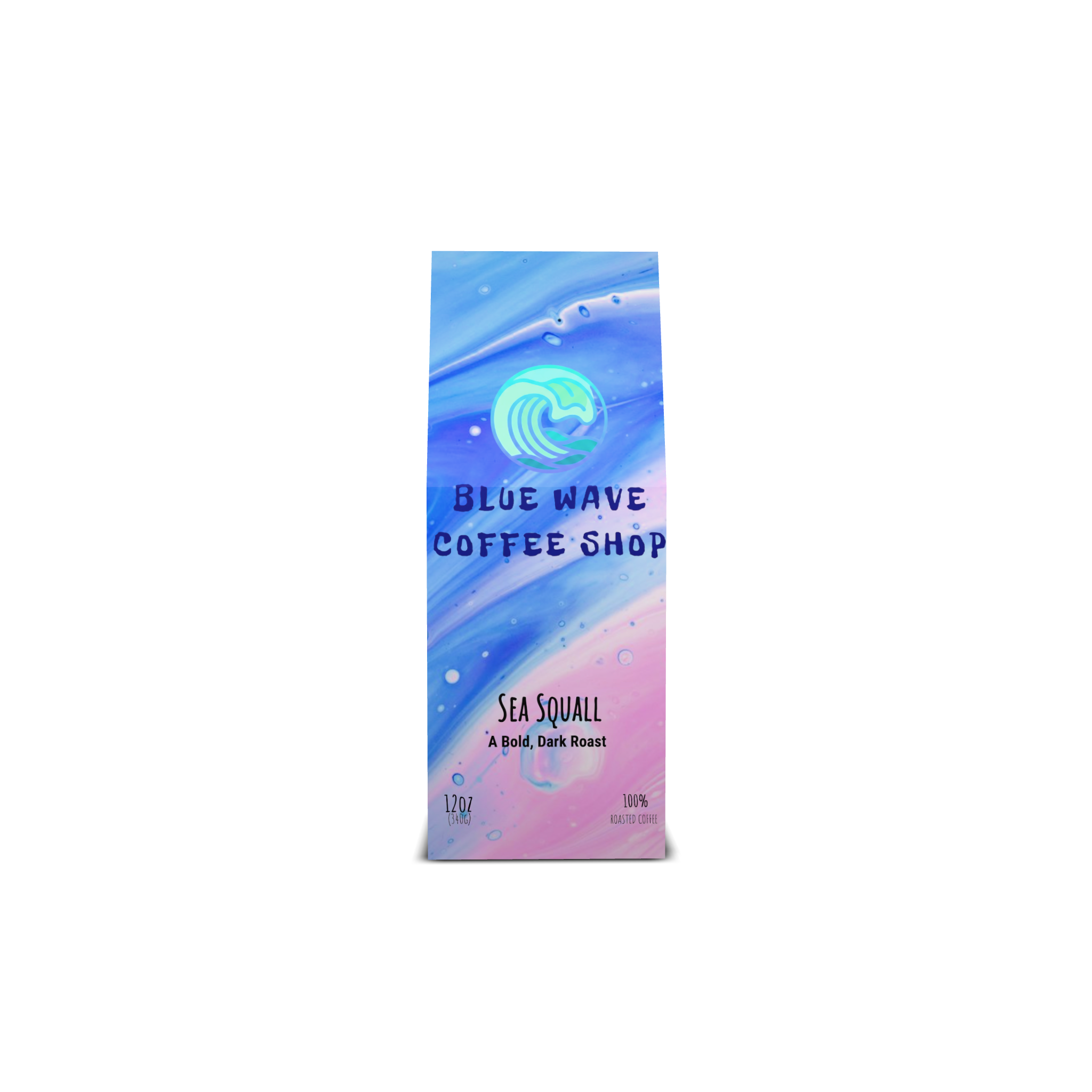 Blue Wave Coffee Island Breeze Coffee – Brave Wave Premium Gourmet Coffee Blend, Smooth Rich Flavor Medium Roast for USA Coffee Lovers